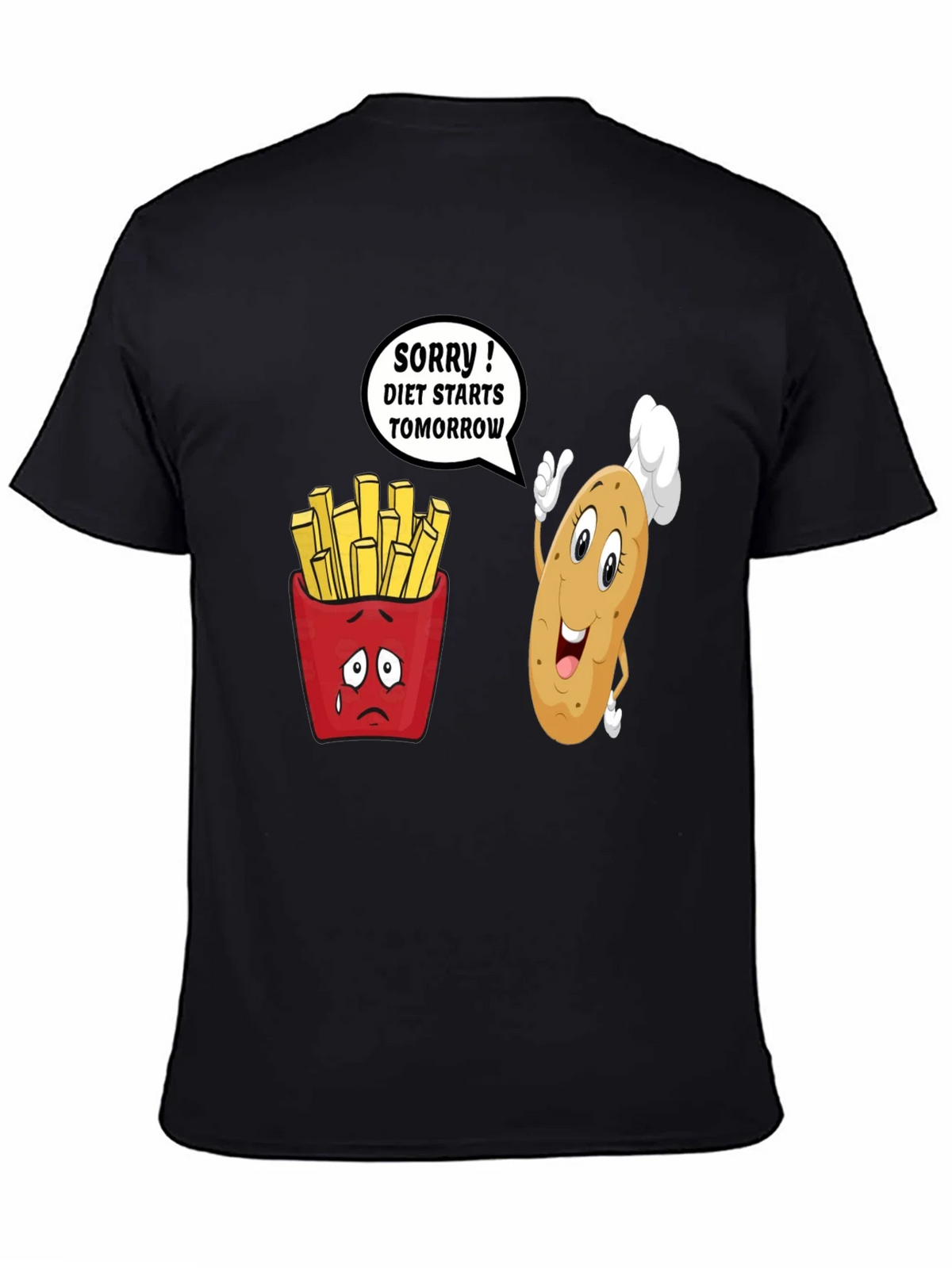Diet Starts Tomorrow Funny T-Shirt product image 4