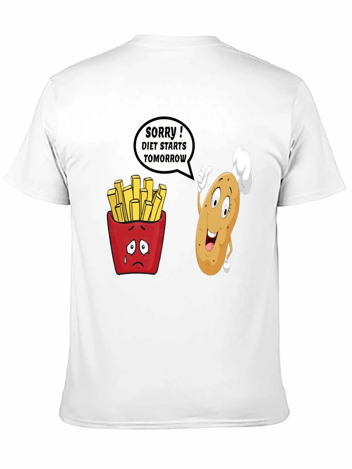 Diet Starts Tomorrow Funny T-Shirt product image 2