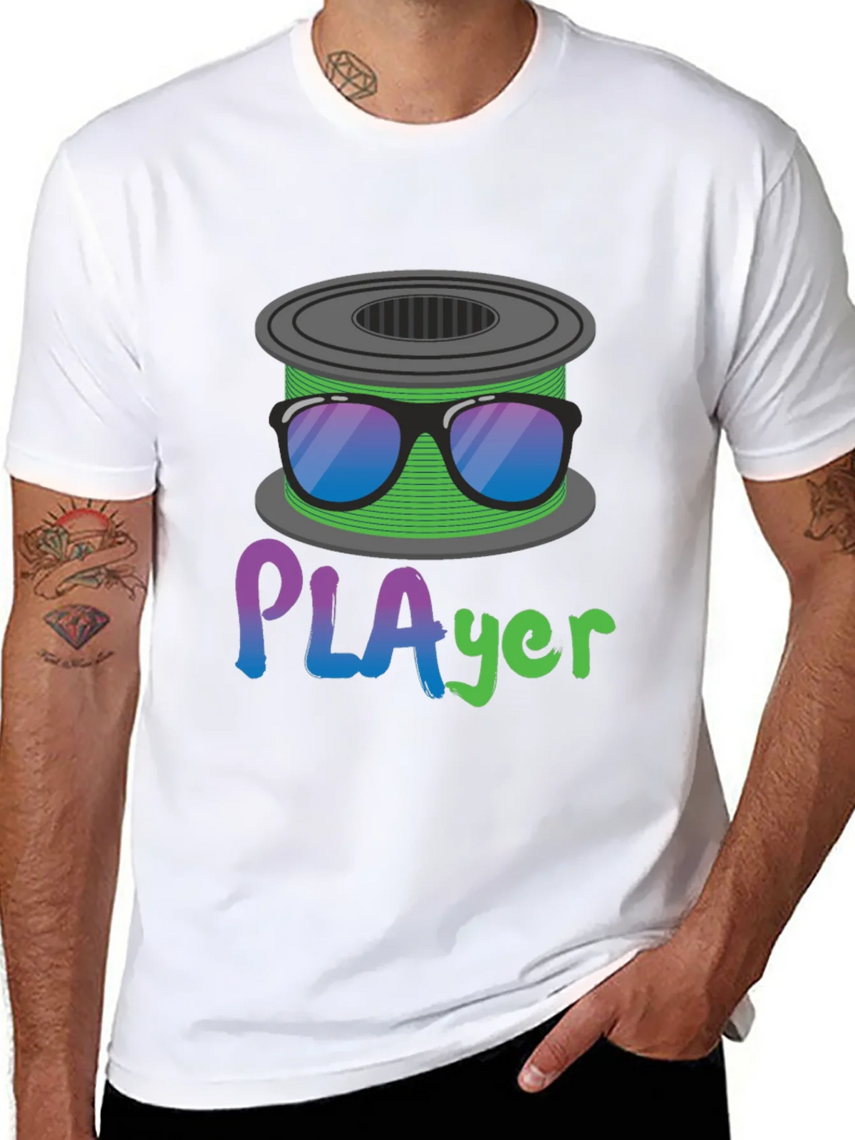 PLAyer T-Shirt - 3D Printing Filament Humor Tee product image 10