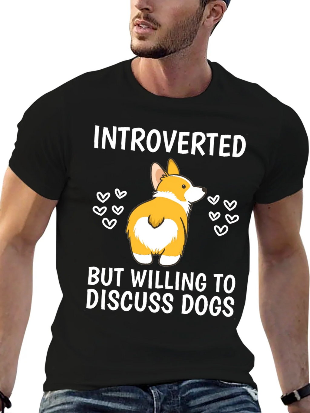 Introverted But Willing To Discuss Dogs T-Shirt product image 8