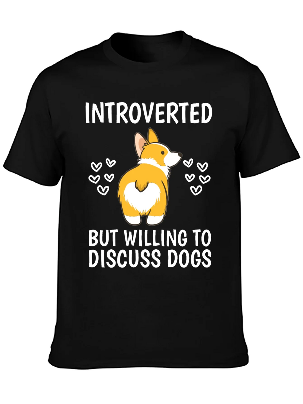 Introverted But Willing To Discuss Dogs T-Shirt product image 5