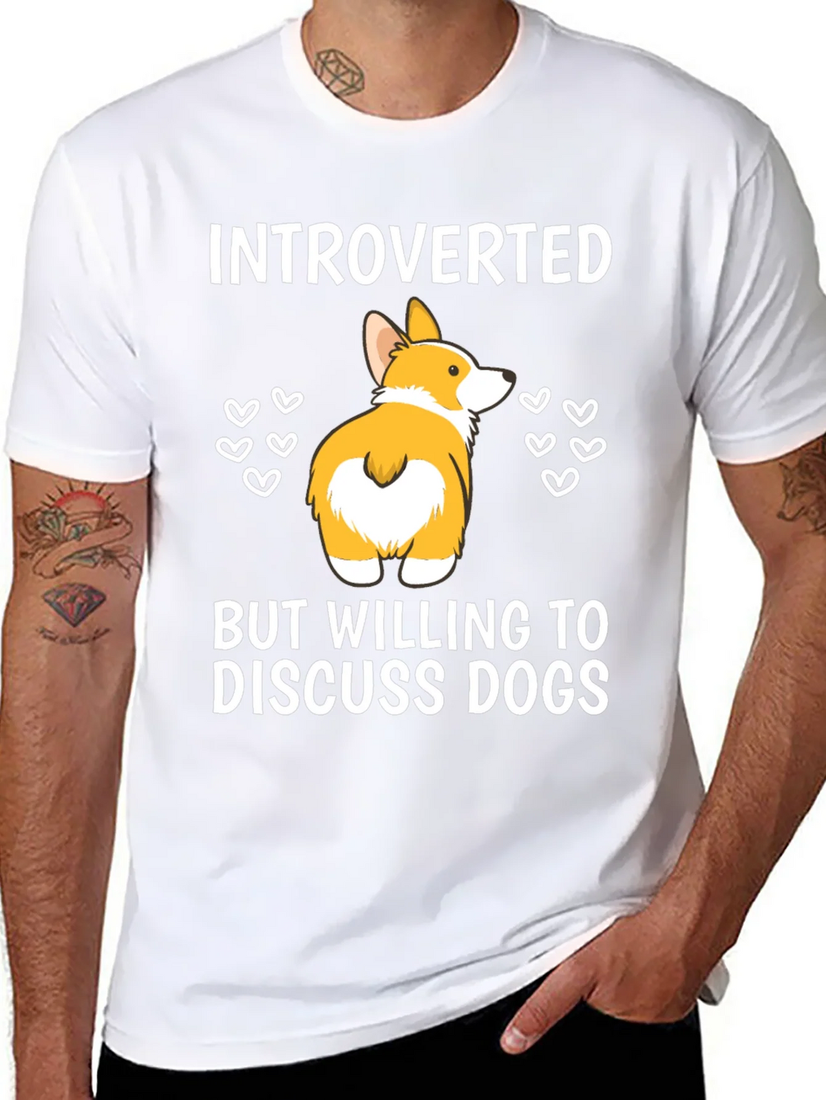 Introverted But Willing To Discuss Dogs T-Shirt product image 9
