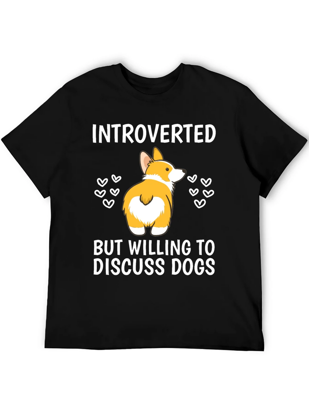 Introverted But Willing To Discuss Dogs T-Shirt product image 7