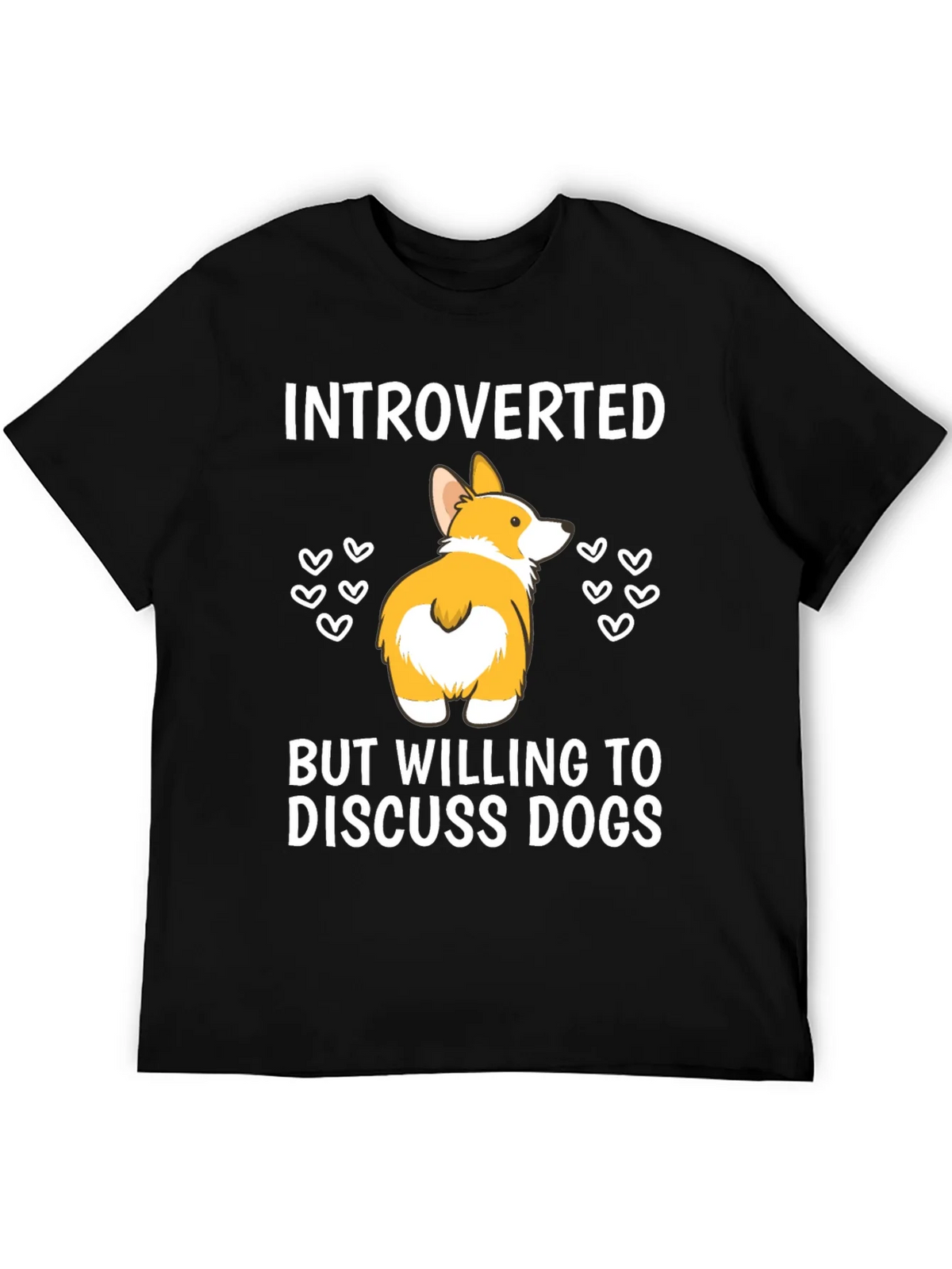 Introverted But Willing To Discuss Dogs T-Shirt product image 7