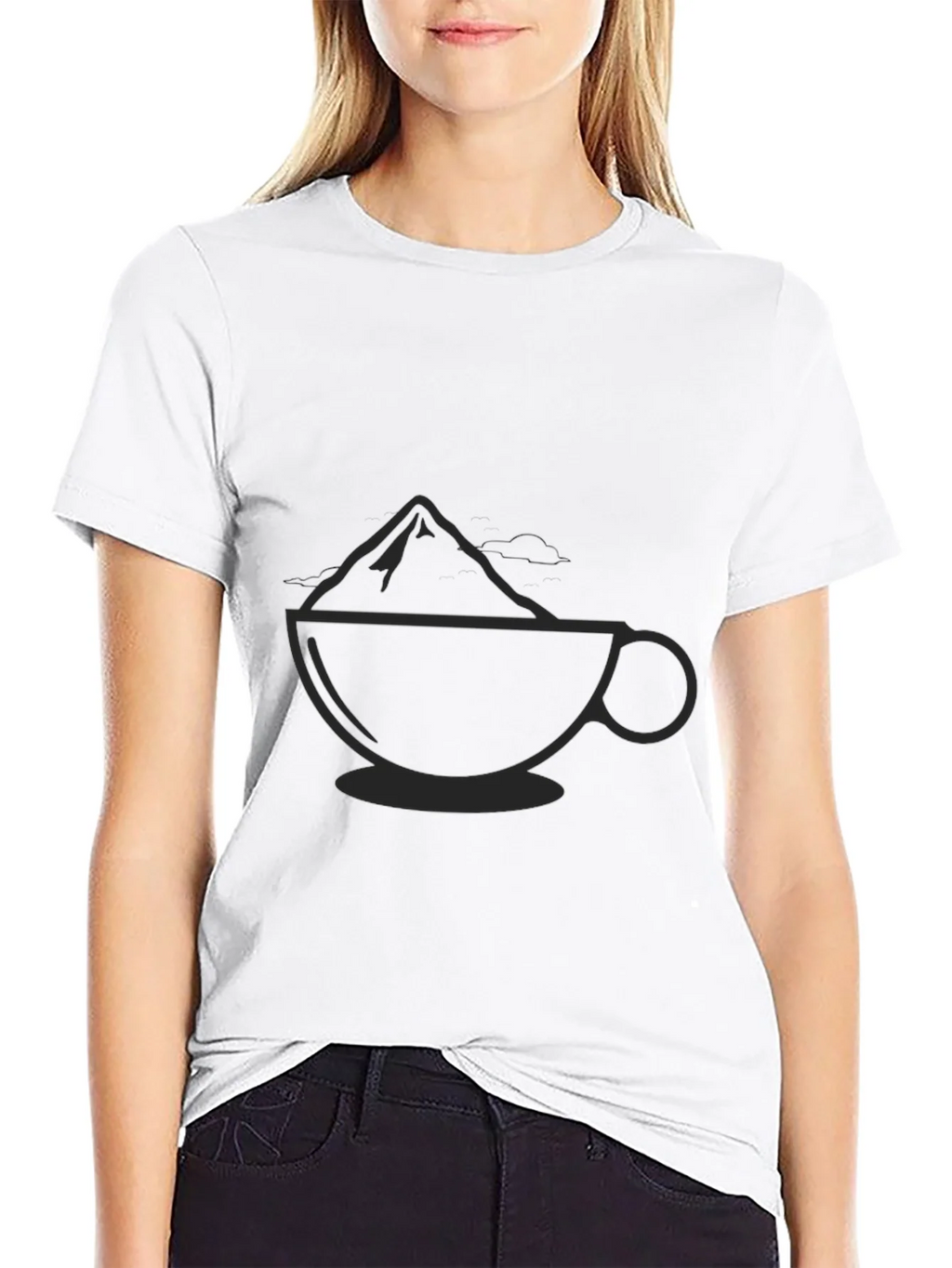 Mountain Coffee Black T-Shirt product image 10