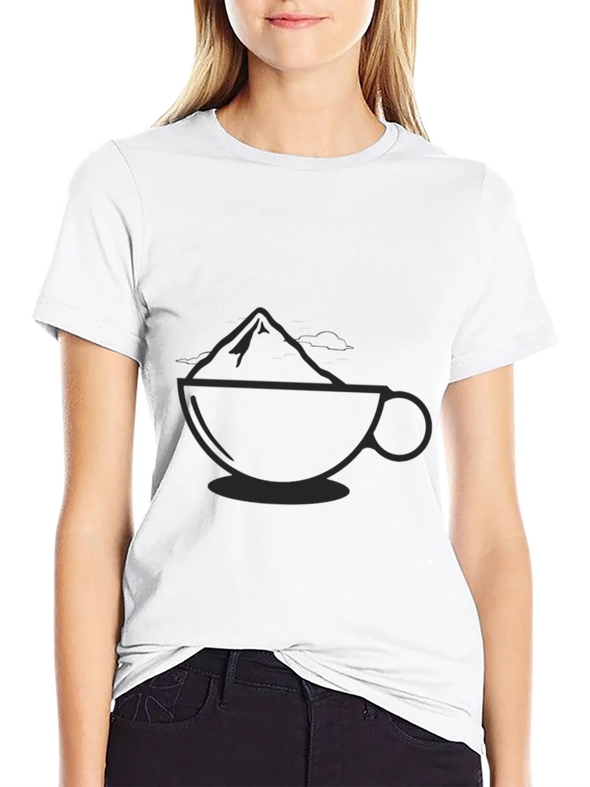 Mountain Coffee Black T-Shirt product image 10