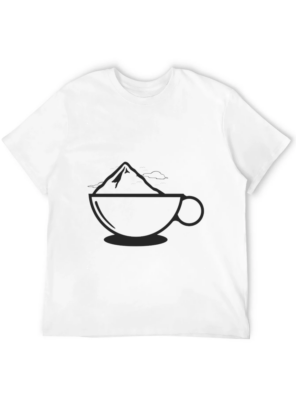 Mountain Coffee Black T-Shirt product image 3