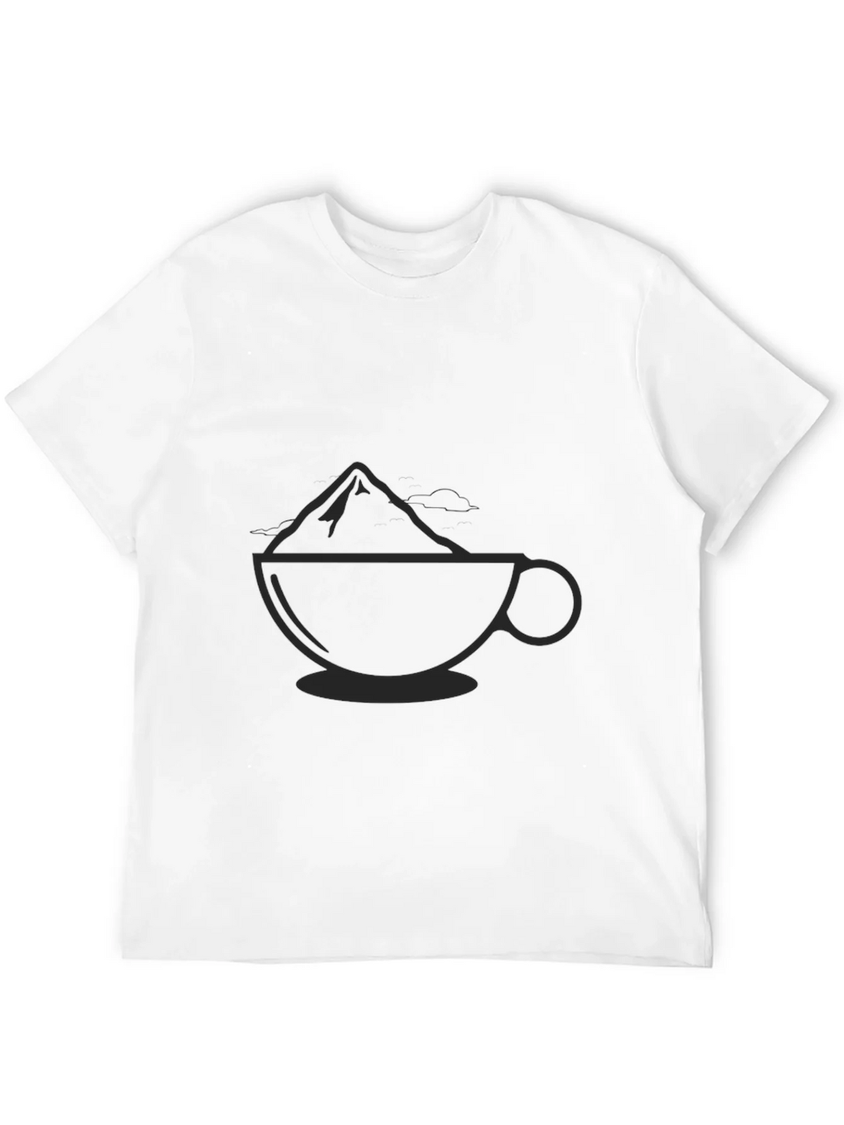 Mountain Coffee Black T-Shirt product image 3
