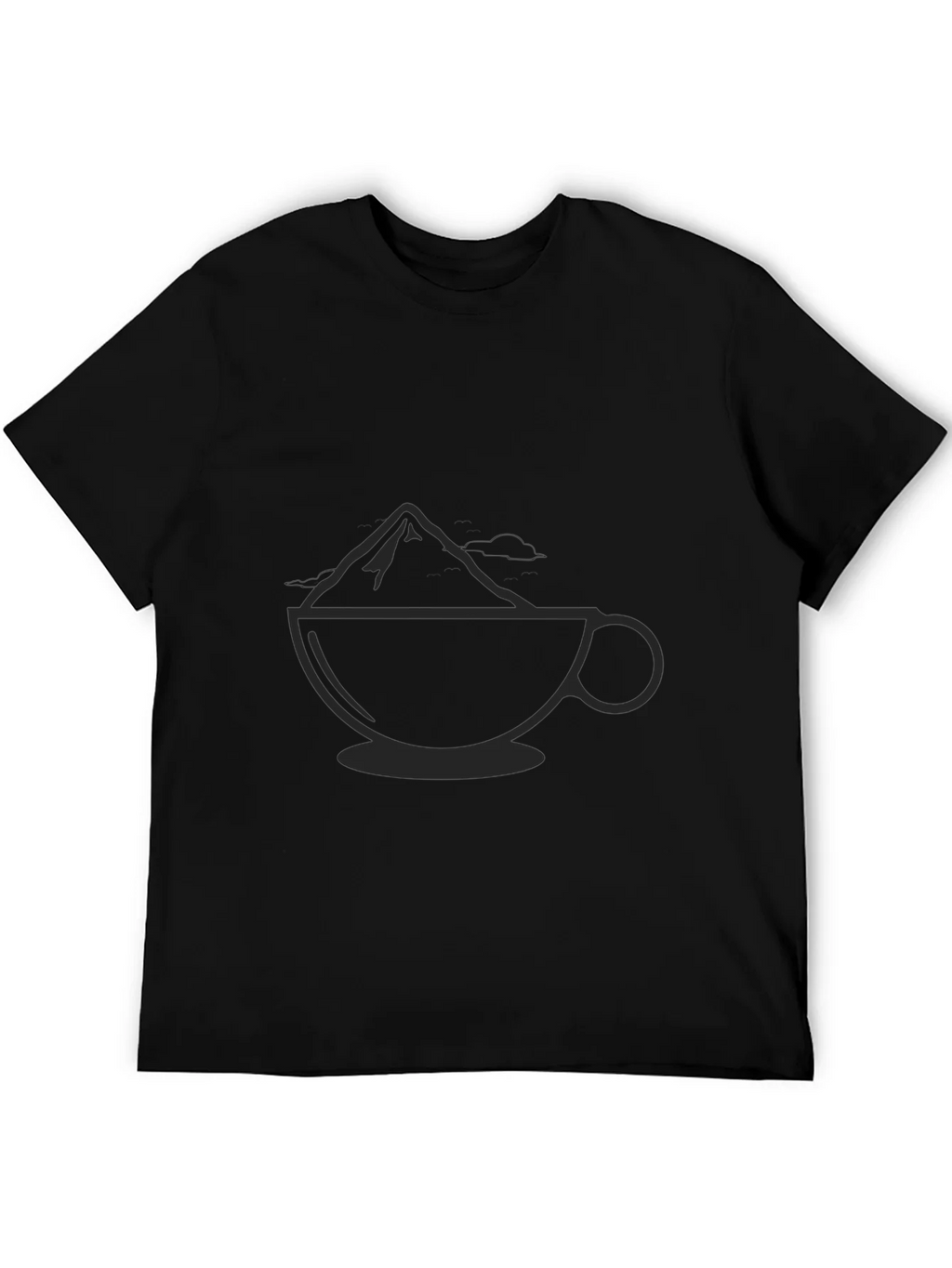 Mountain Coffee Black T-Shirt product image 7
