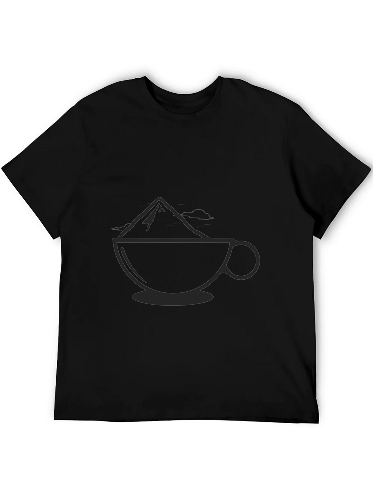 Mountain Coffee Black T-Shirt product image 7