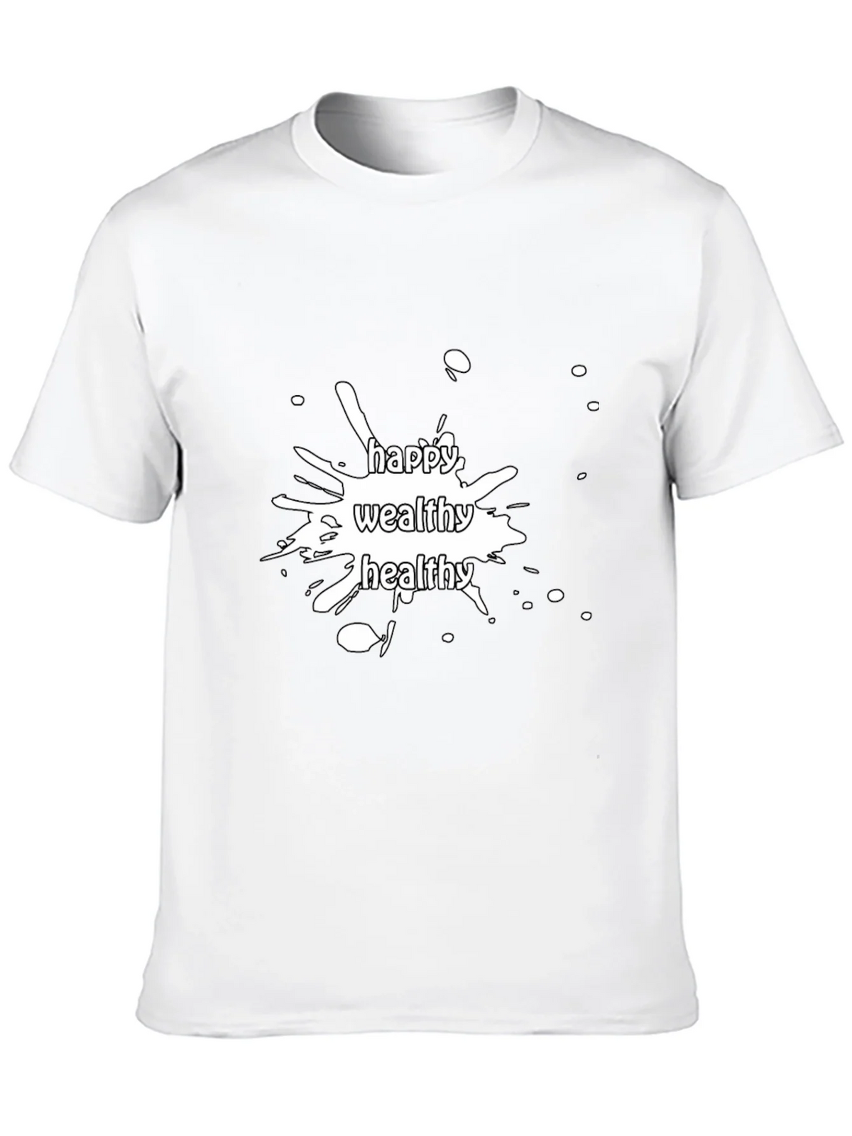 Happy Wealthy Healthy Graphic Tee product image 12
