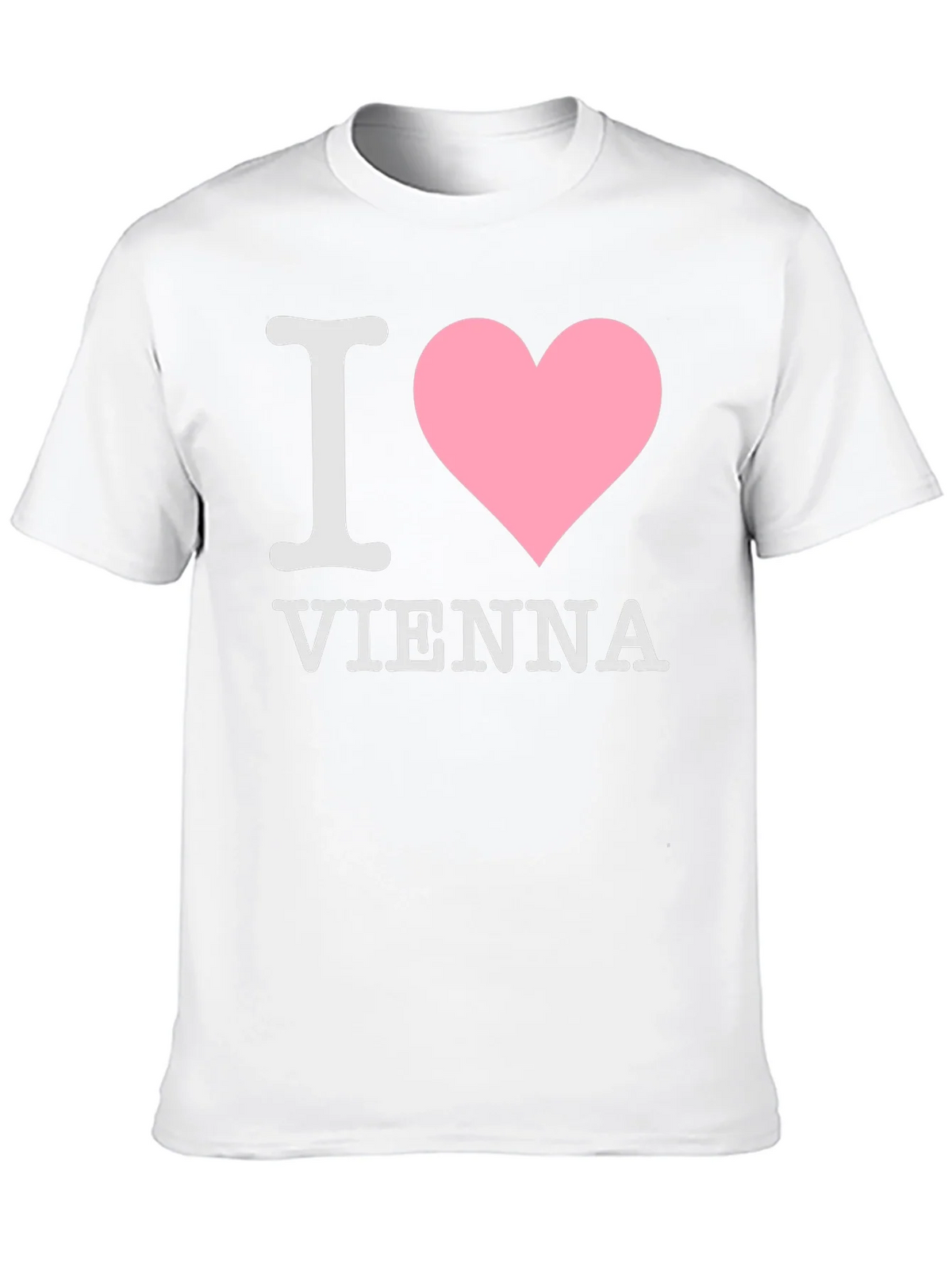 I Love Vienna T-Shirt Black Cotton product image 12