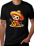 Monkey in Sombrero T-Shirt - Guitar Playing product image 1