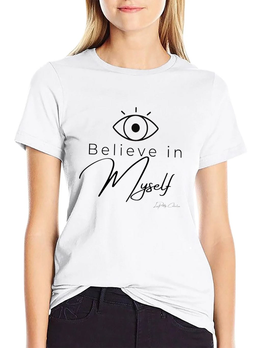 Believe In Myself Black Graphic T-Shirt product image 11