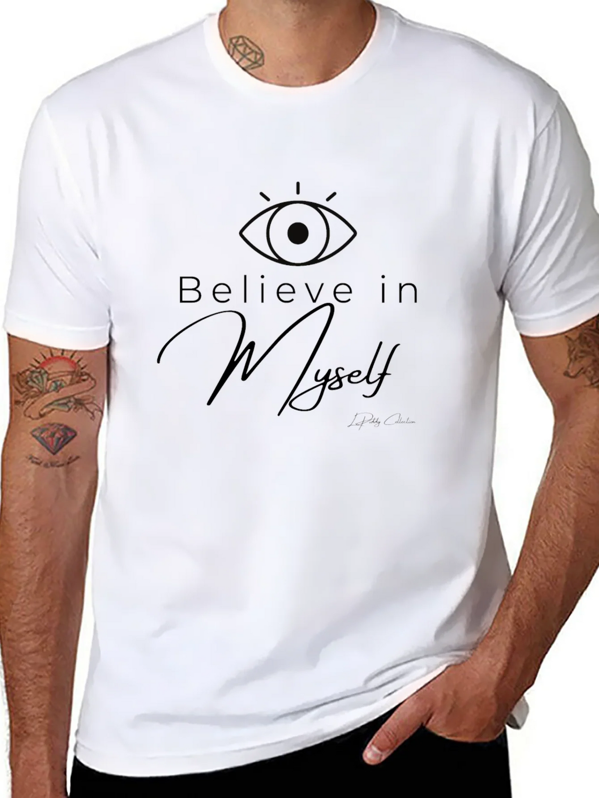 Believe In Myself Black Graphic T-Shirt product image 10