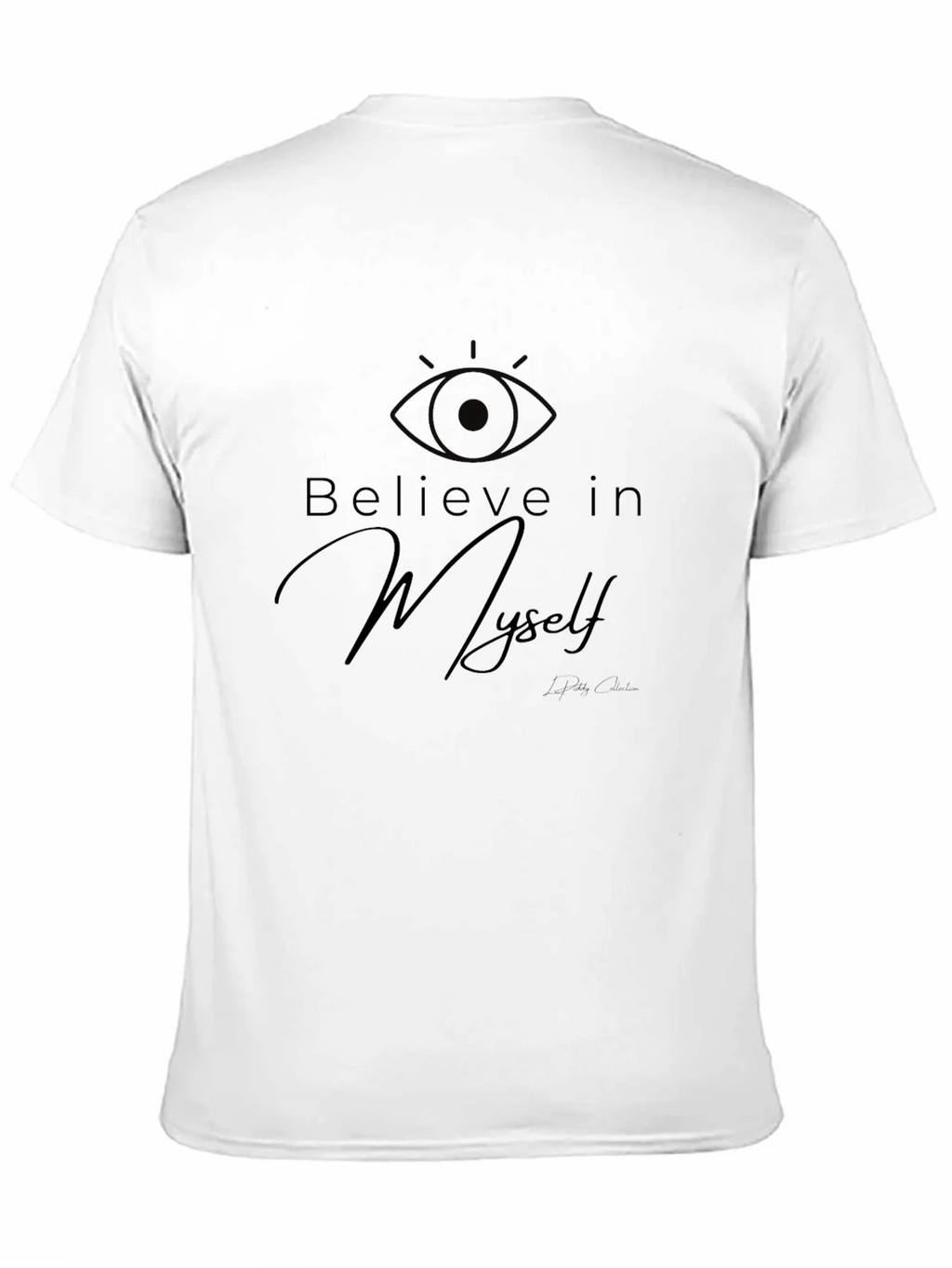 Believe In Myself Black Graphic T-Shirt product image 2