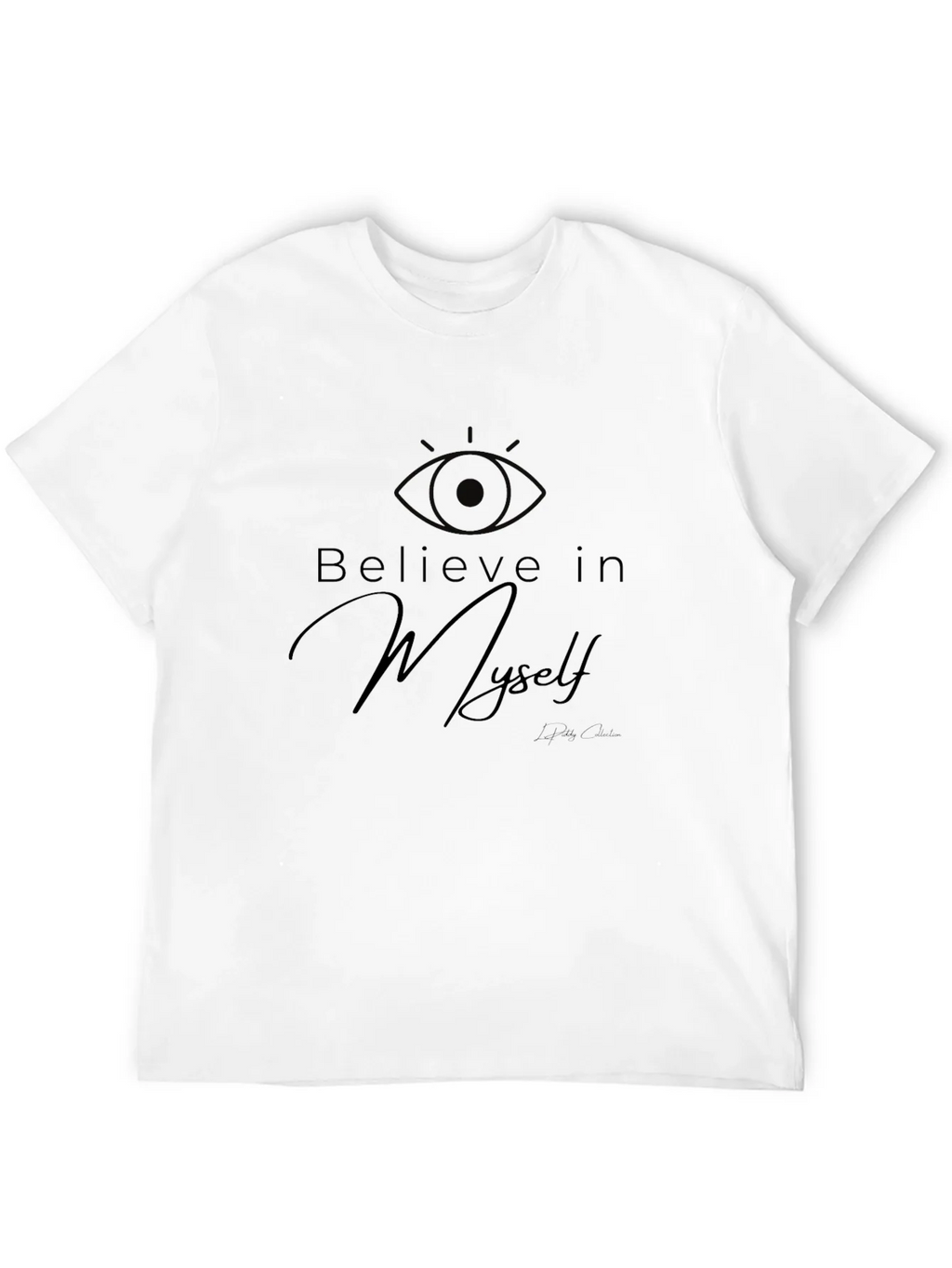 Believe In Myself Black Graphic T-Shirt product image 3