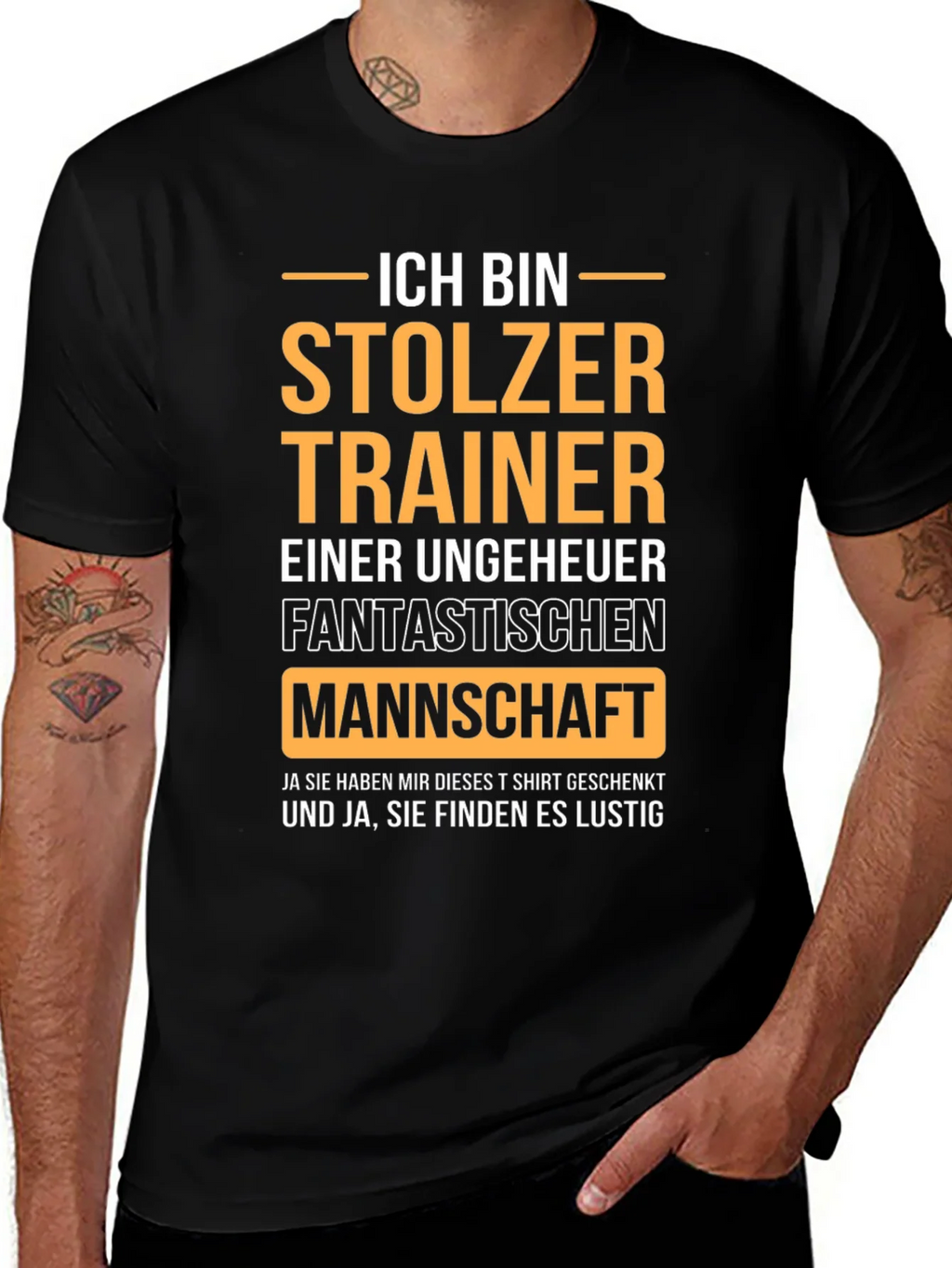 Proud Trainer German T-Shirt - Fantastic Team product image 1