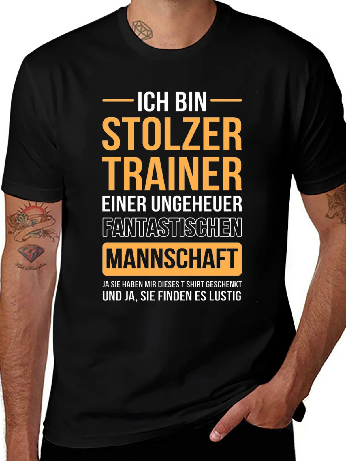 Proud Trainer German T-Shirt - Fantastic Team product image 1