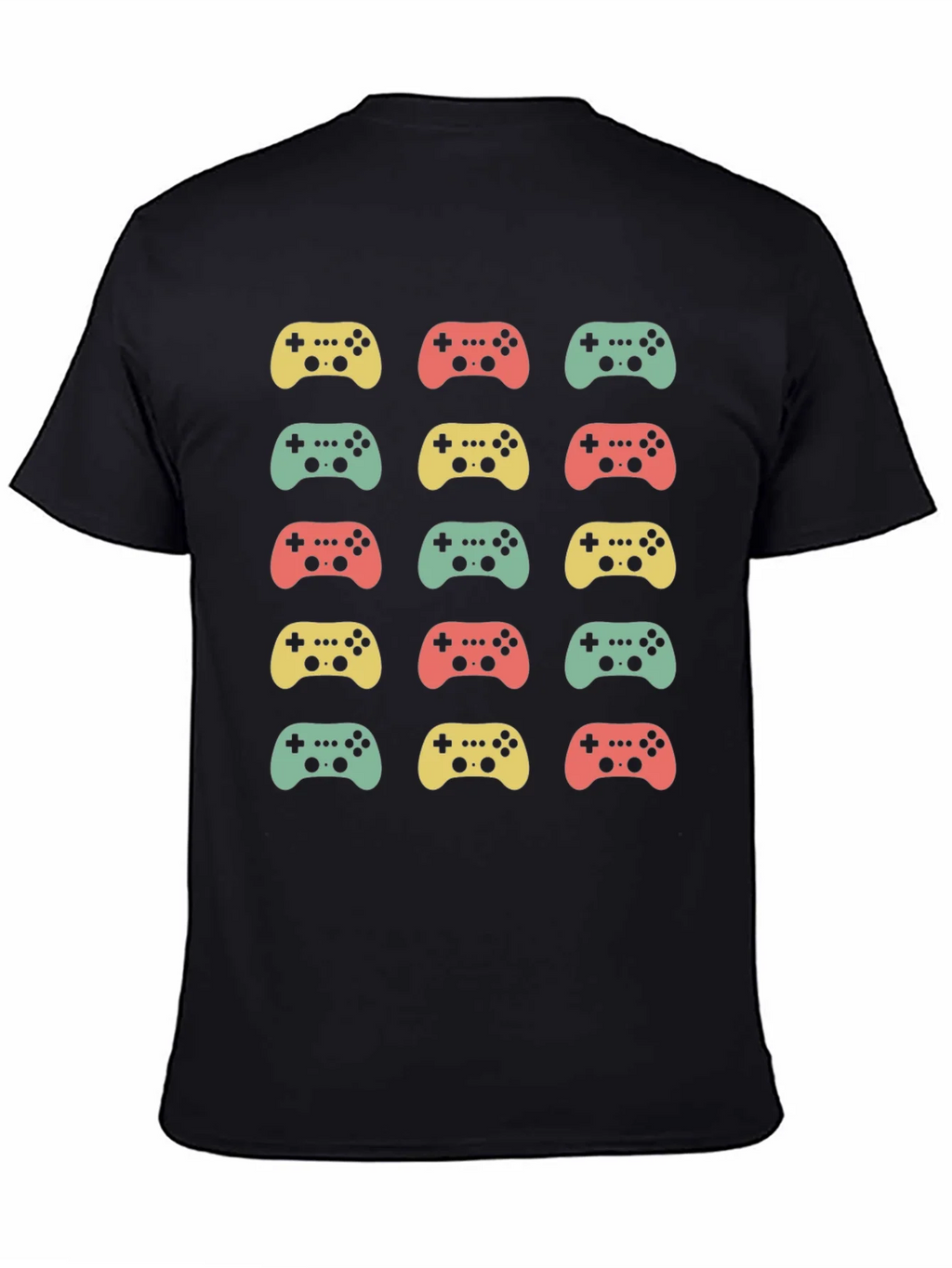 Retro Gaming Controller Pattern T-Shirt product image 5