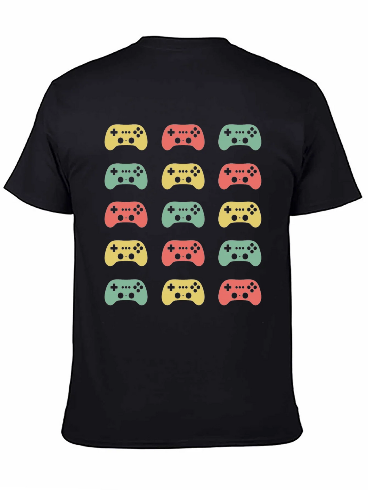 Retro Gaming Controller Pattern T-Shirt product image 5
