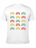 Retro Gaming Controller Pattern T-Shirt product image 1