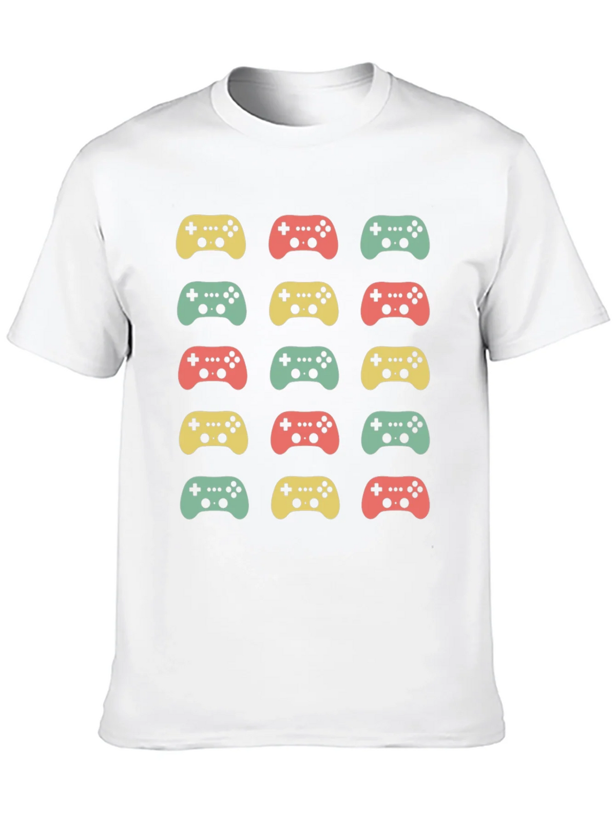Retro Gaming Controller Pattern T-Shirt product image 10