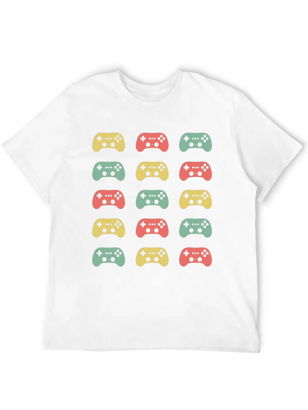 Retro Gaming Controller Pattern T-Shirt product image 2