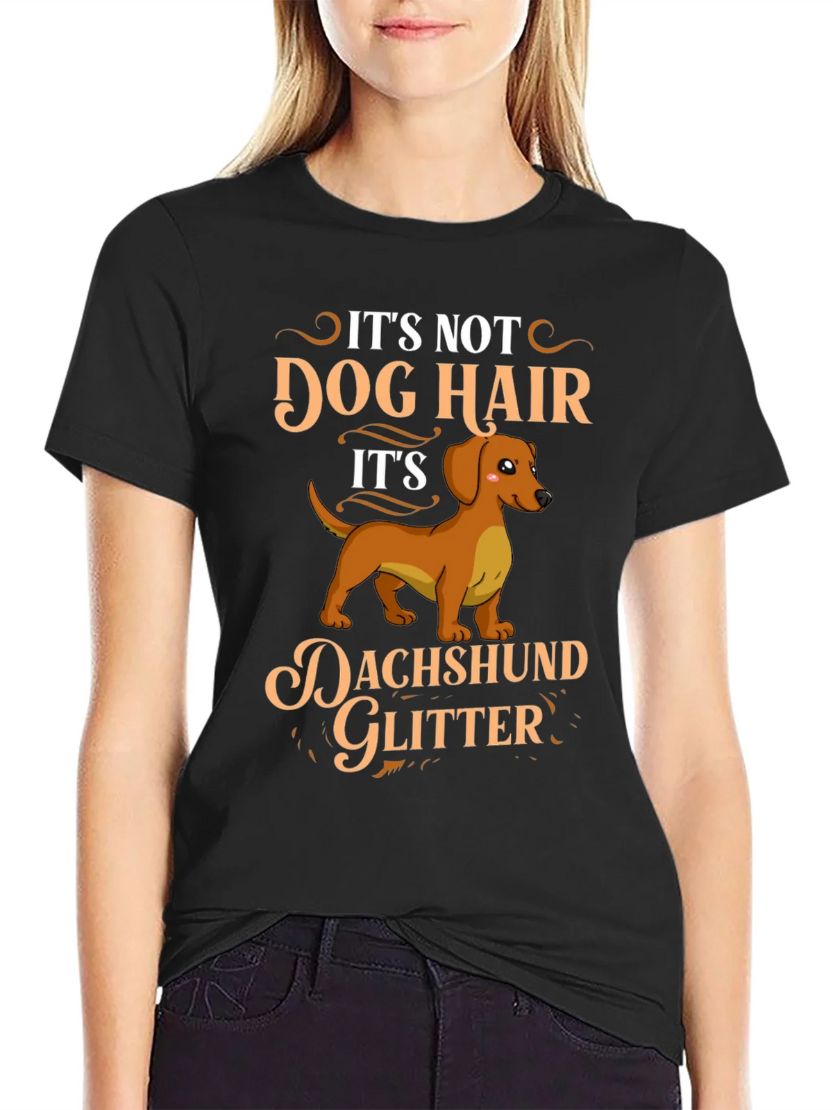 Dachshund Glitter T-Shirt - Dog Lover Gift product image 5