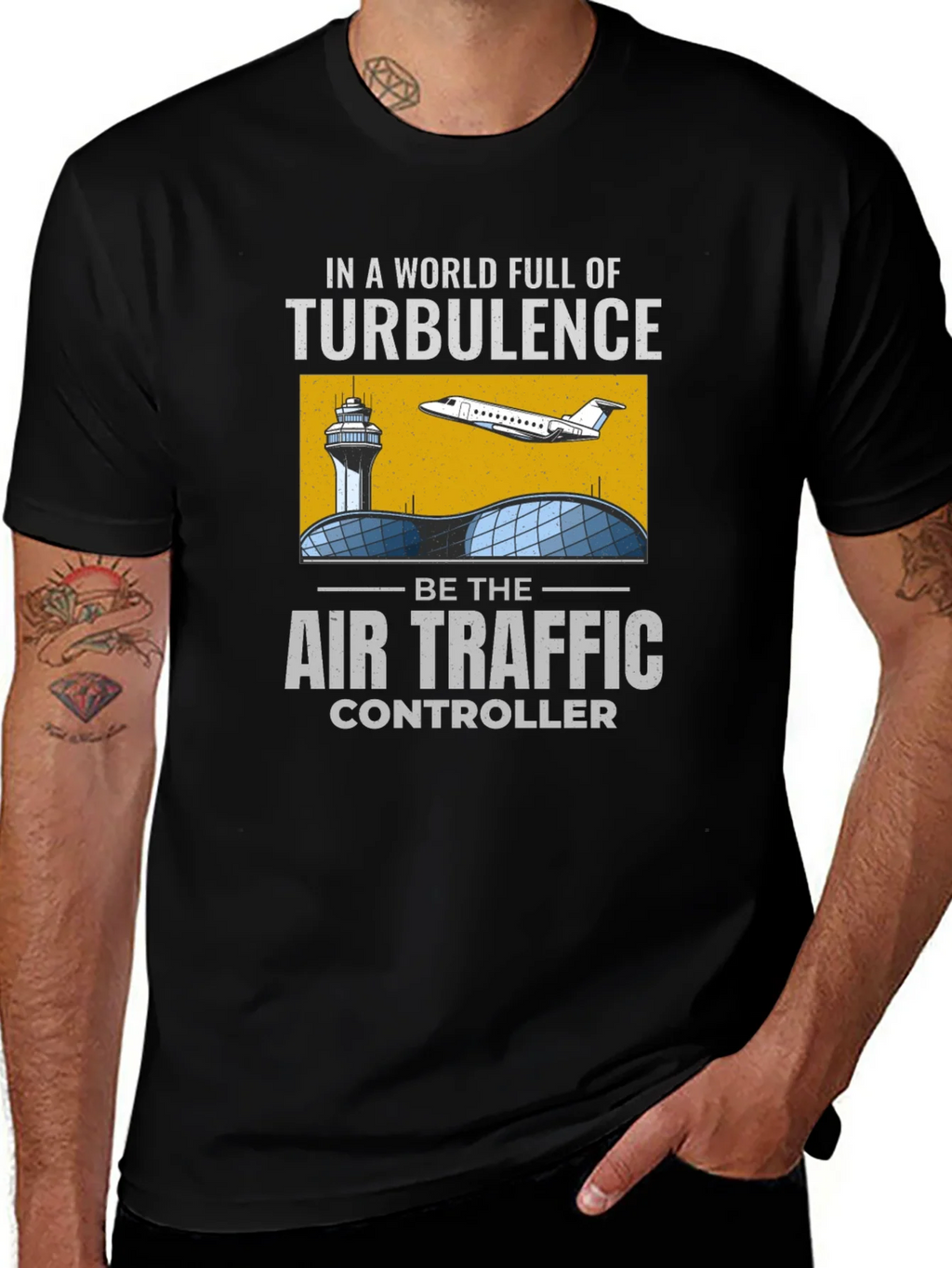 Air Traffic Controller T-Shirt - Turbulence Design product image 1