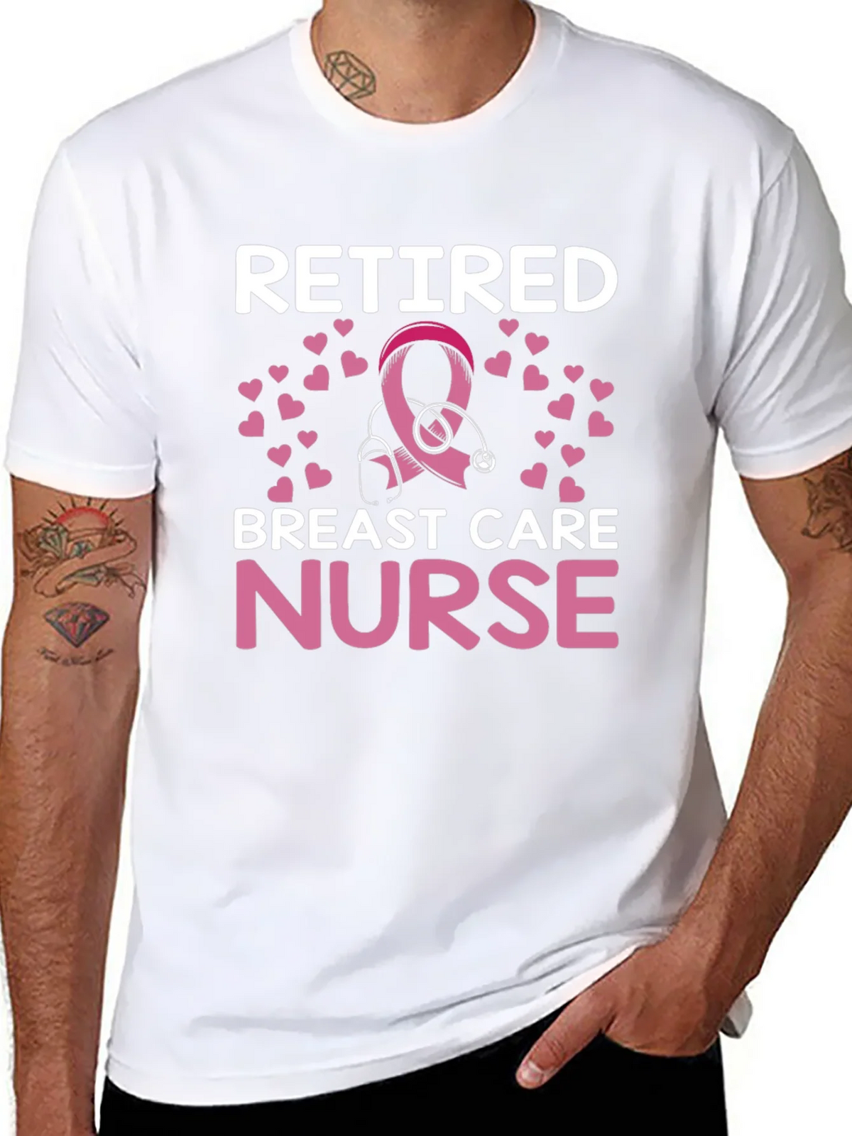 Retired Breast Care Nurse T-Shirt product image 10