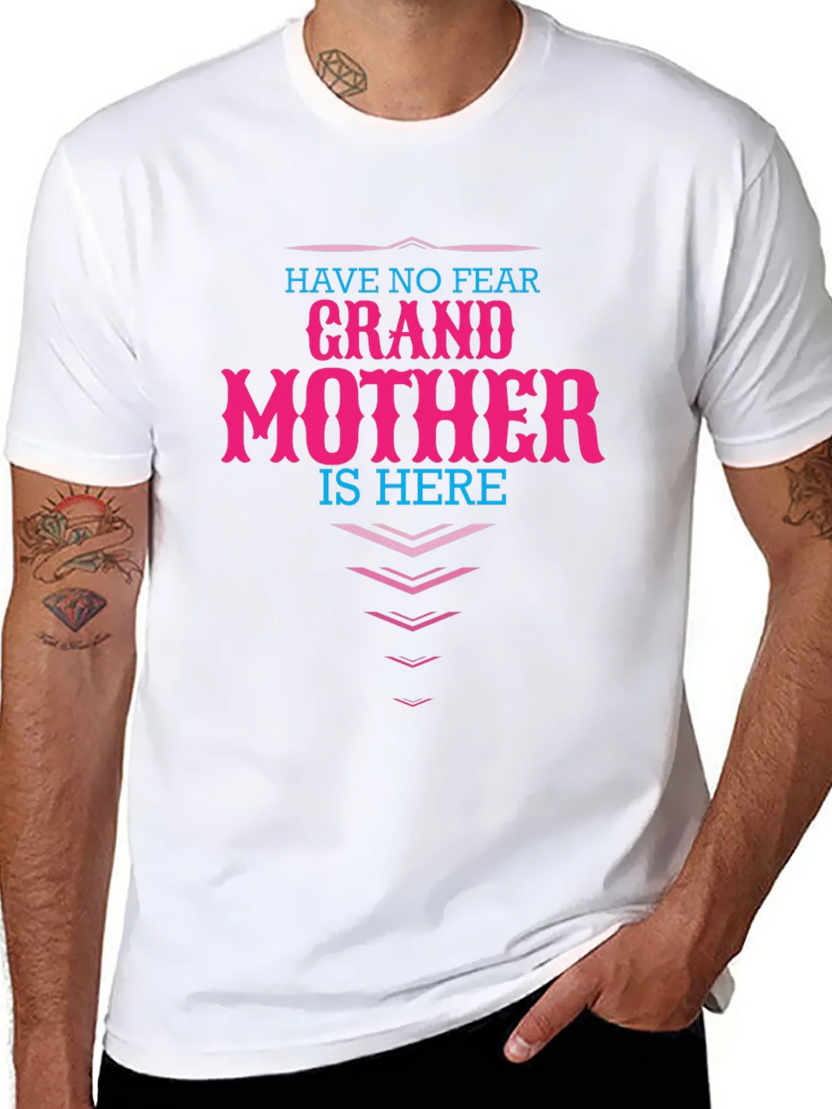 Grandmother Here T-Shirt - Novelty Family Apparel product image 10