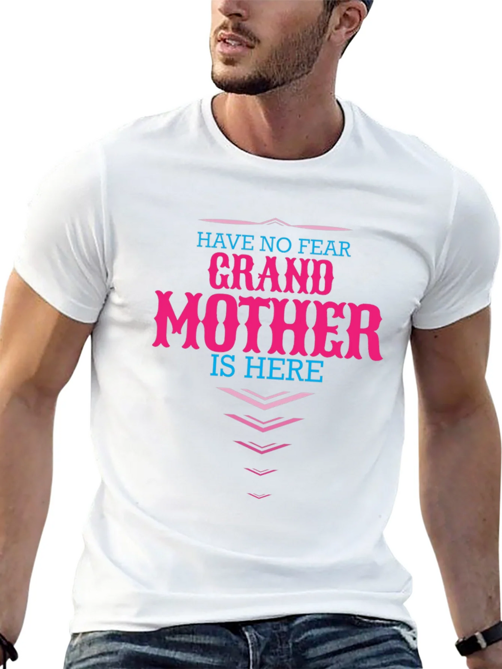 Grandmother Here T-Shirt - Novelty Family Apparel product image 4