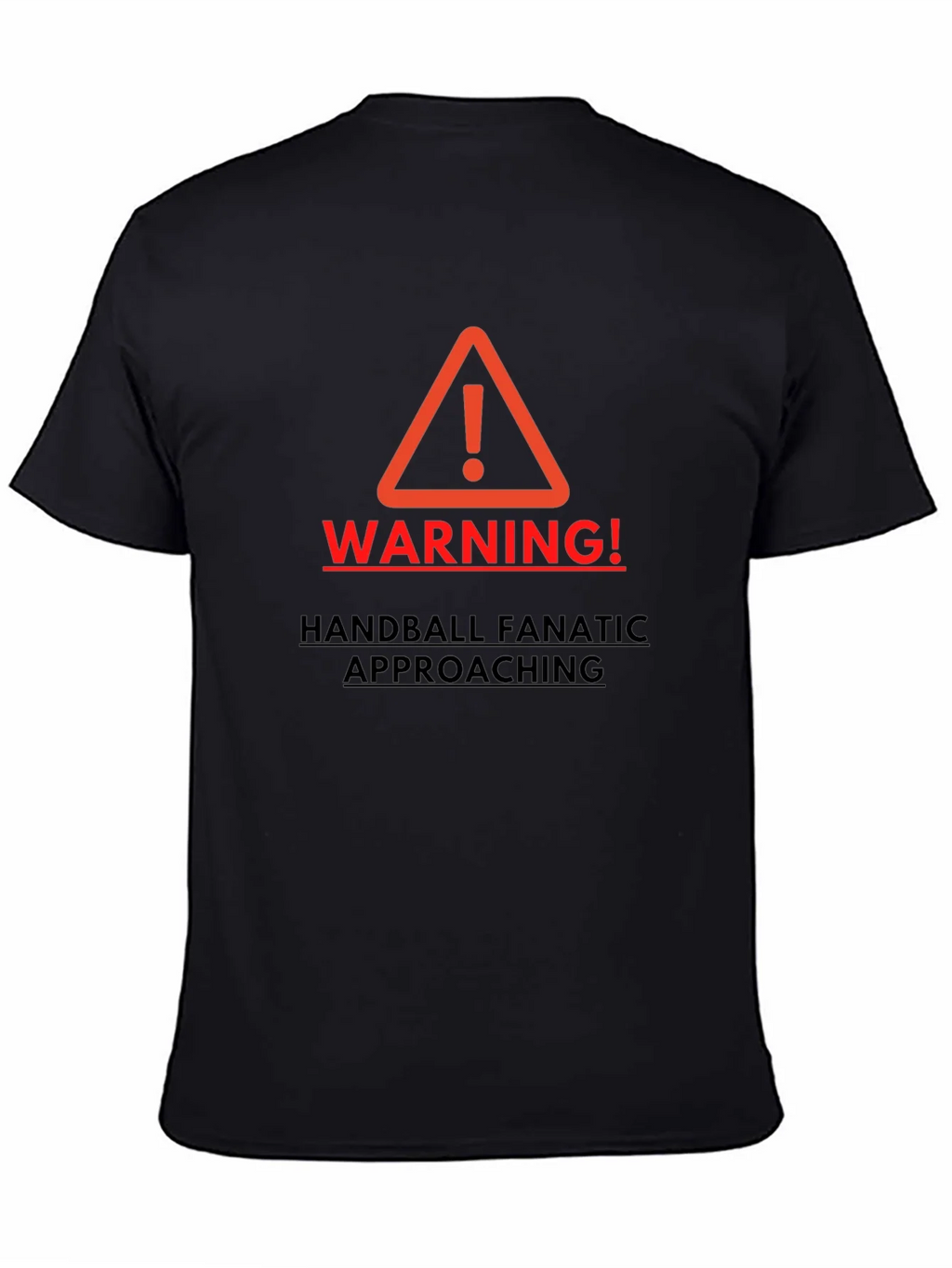 Warning Handball Fanatic Mens T-shirt product image 7