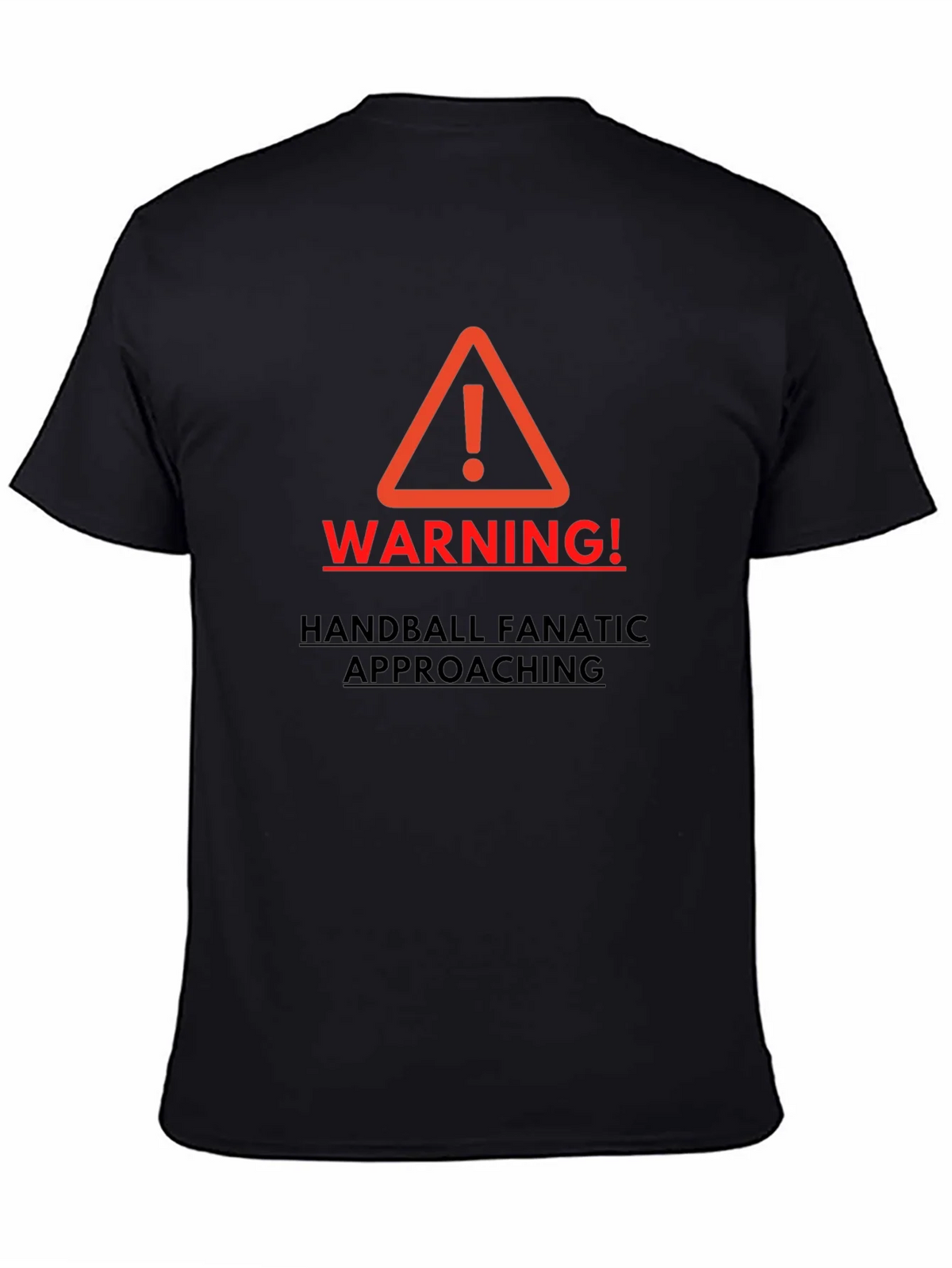 Warning Handball Fanatic Mens T-shirt product image 7