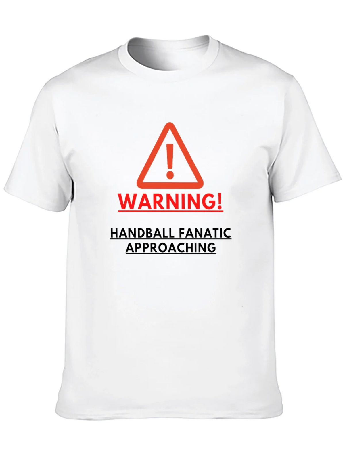 Warning Handball Fanatic Mens T-shirt product image 12