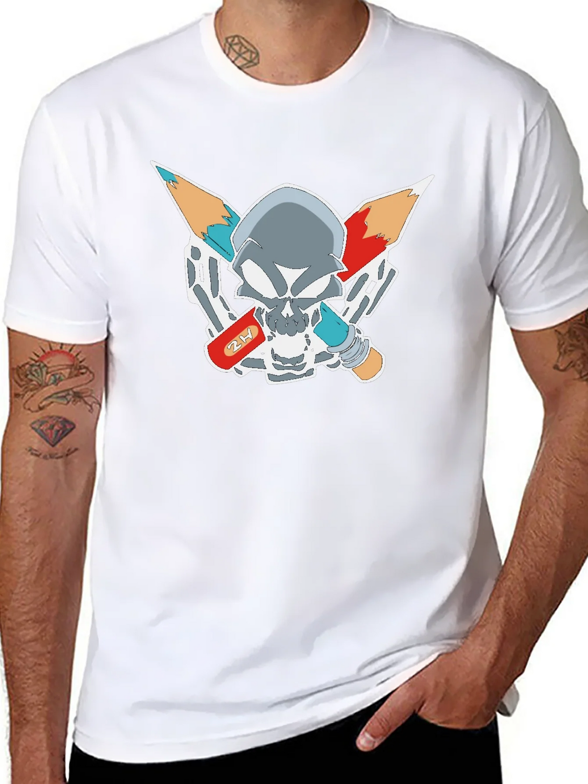 Edgy Graphic Skull T-Shirt product image 10