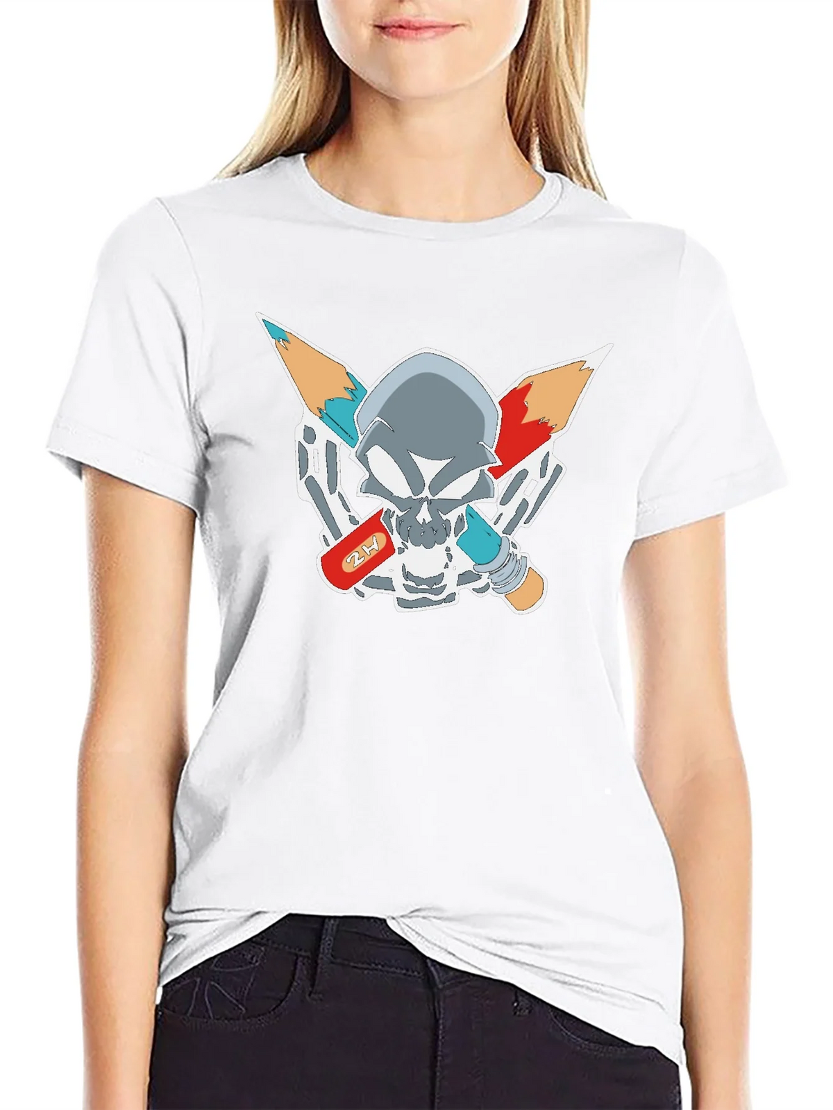 Edgy Graphic Skull T-Shirt product image 11