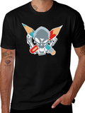 Edgy Graphic Skull T-Shirt product image 1