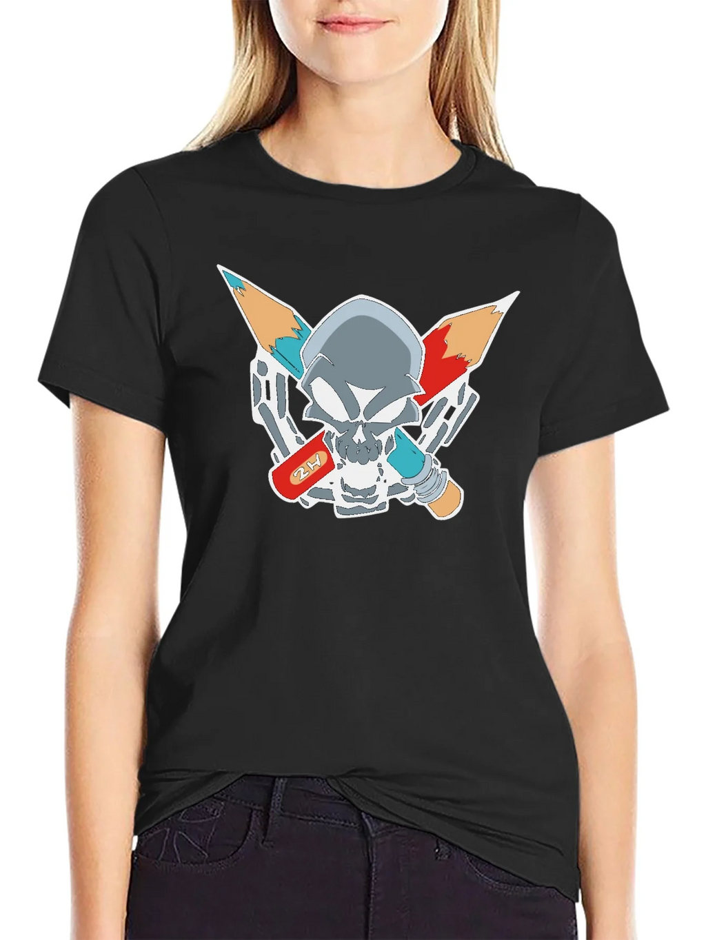 Edgy Graphic Skull T-Shirt product image 5