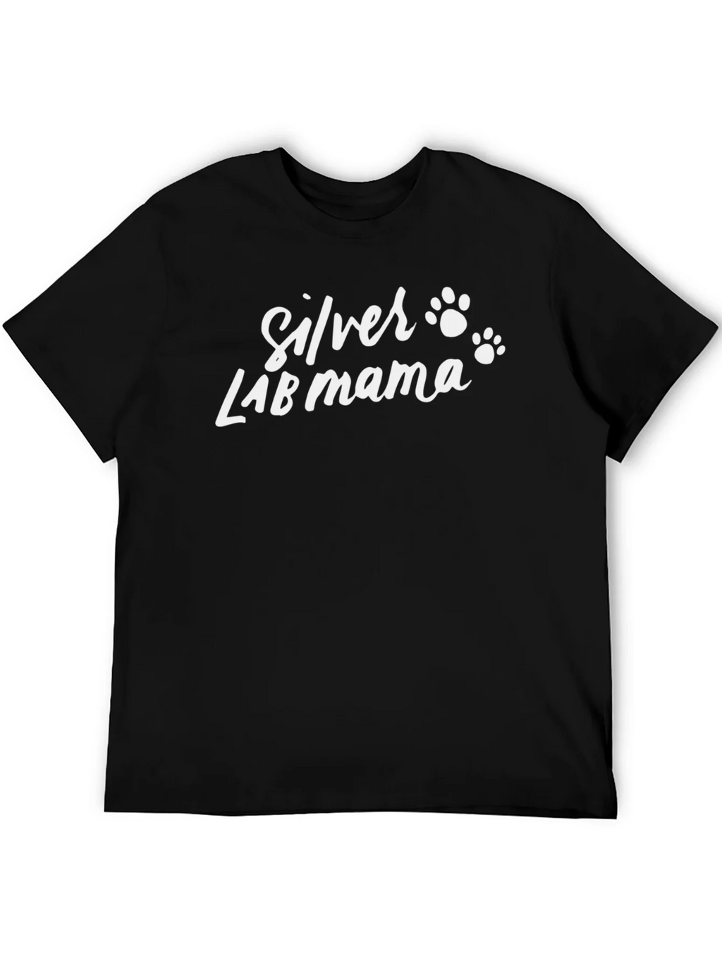 Silver Lab Mama T-Shirt - Dog Paw Prints product image 8