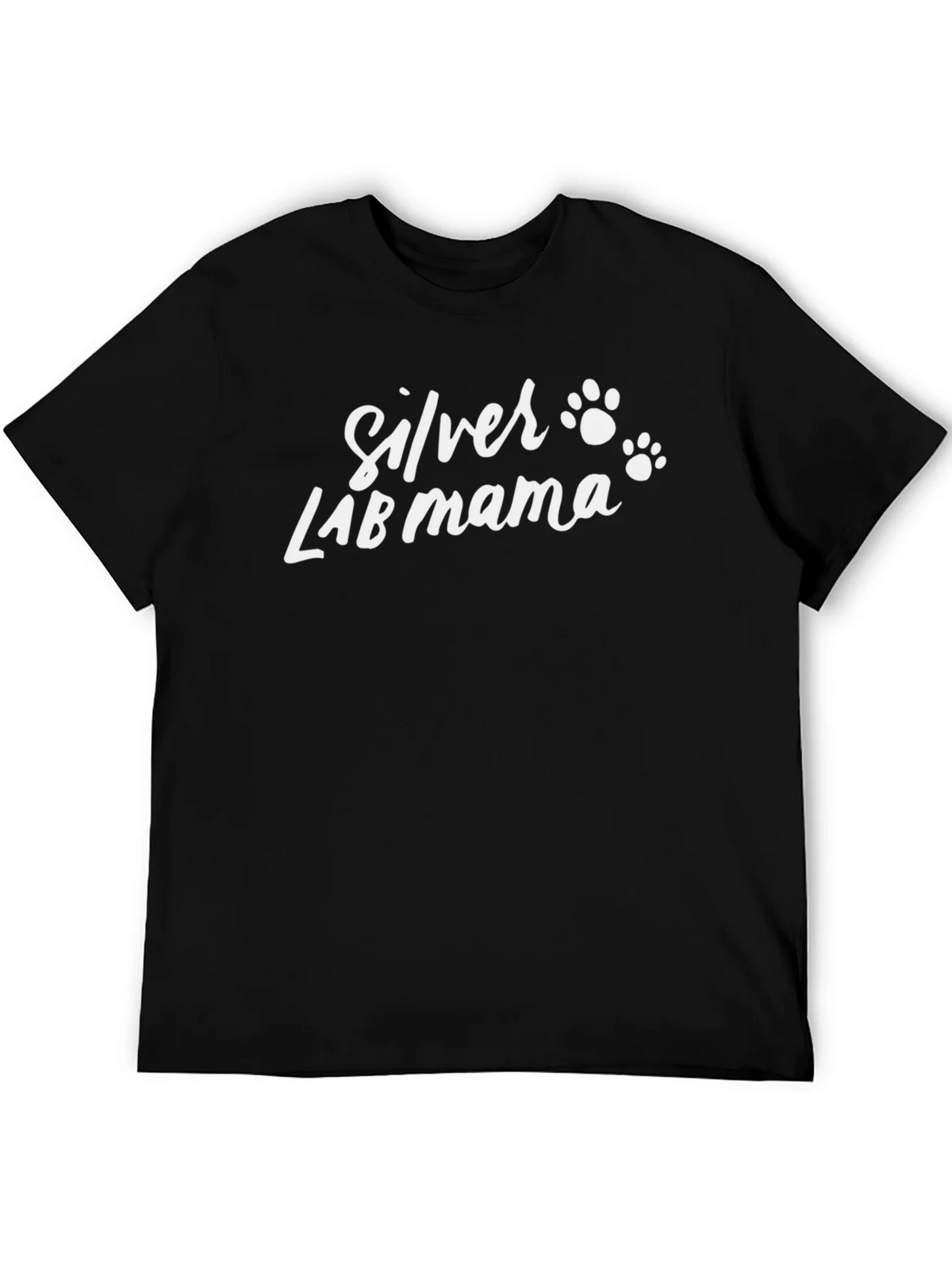Silver Lab Mama T-Shirt - Dog Paw Prints product image 8