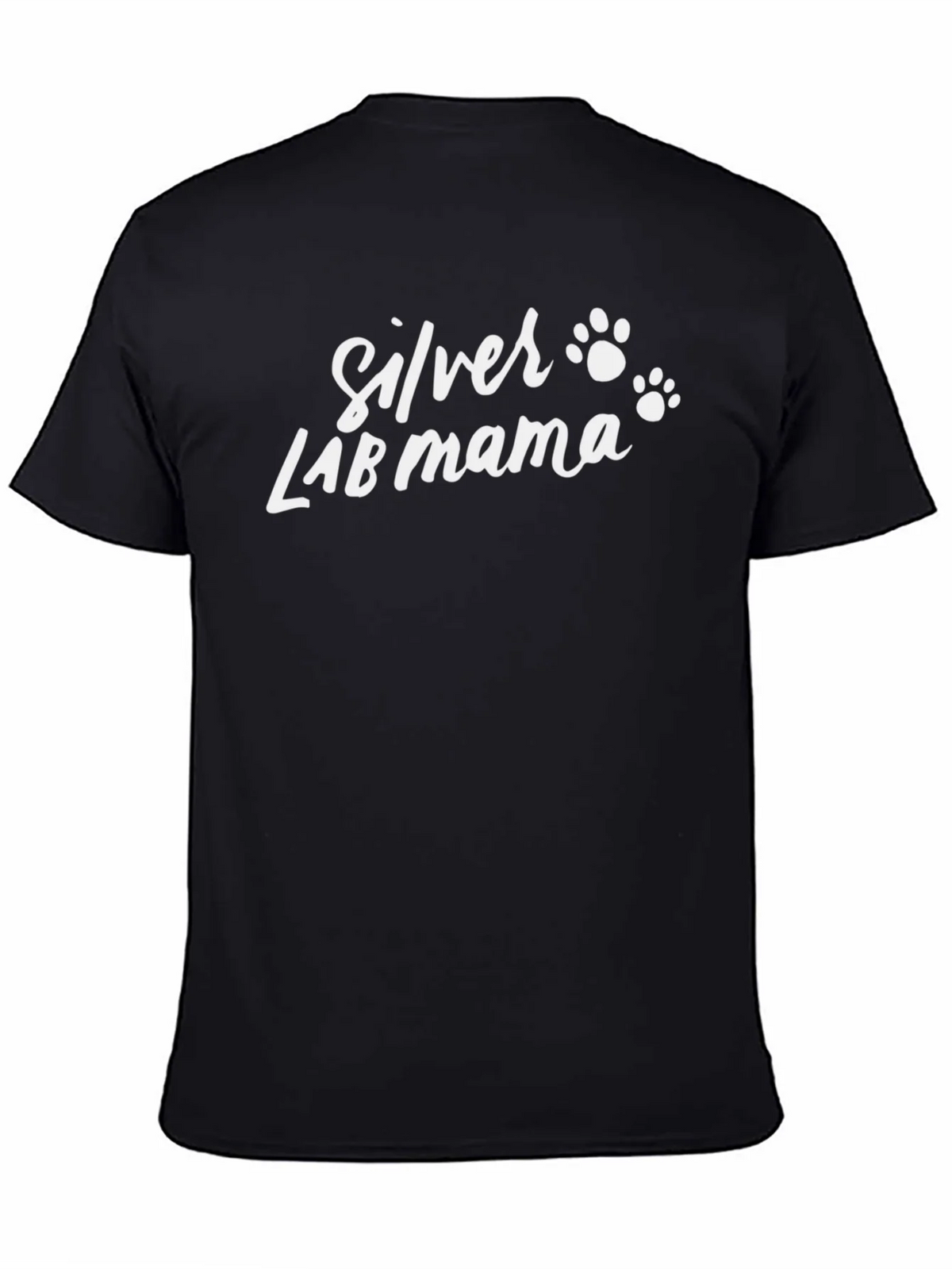 Silver Lab Mama T-Shirt - Dog Paw Prints product image 7
