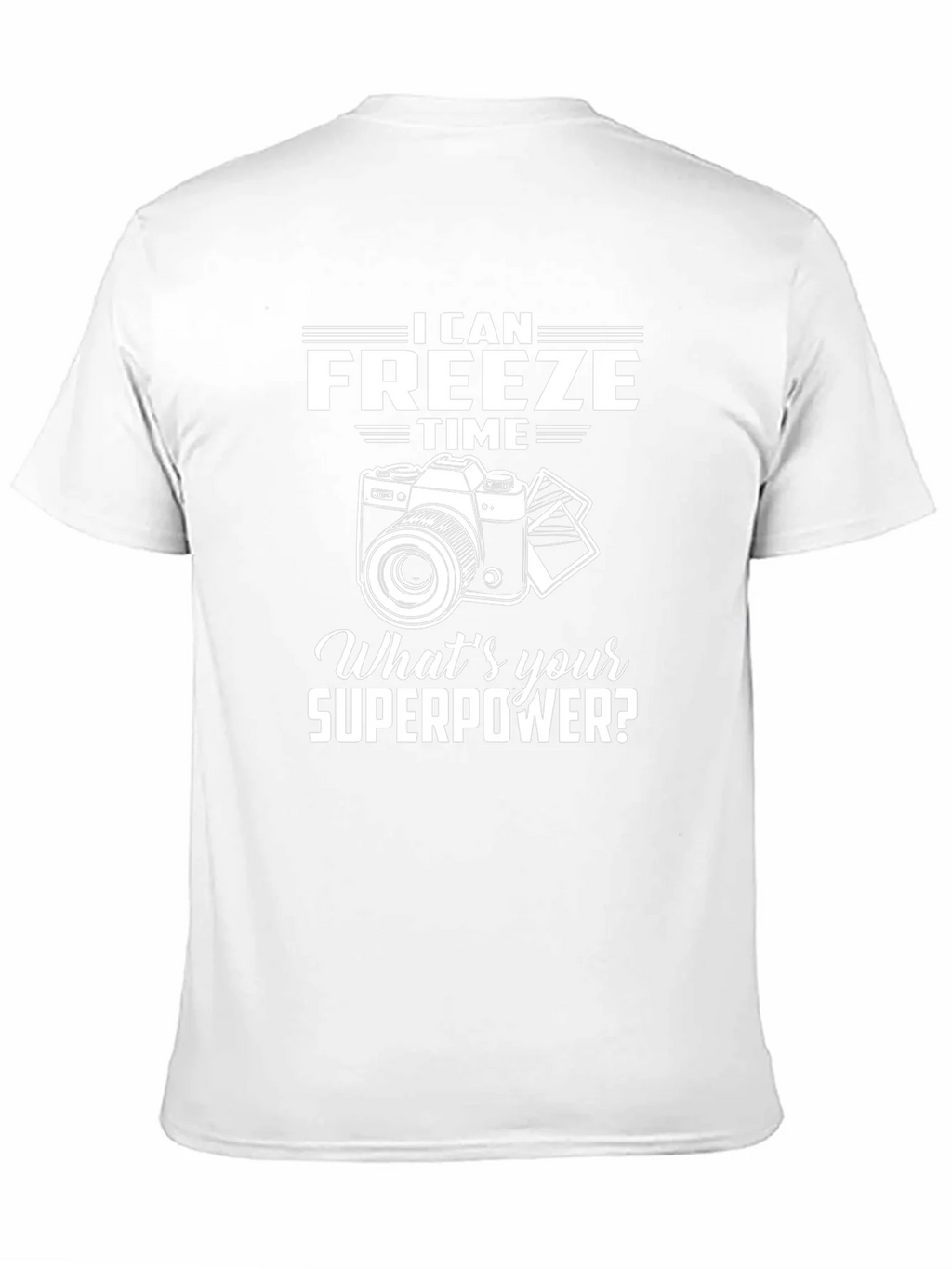 Freeze Time Camera Graphic Tee - Photographer Superpower product image 2