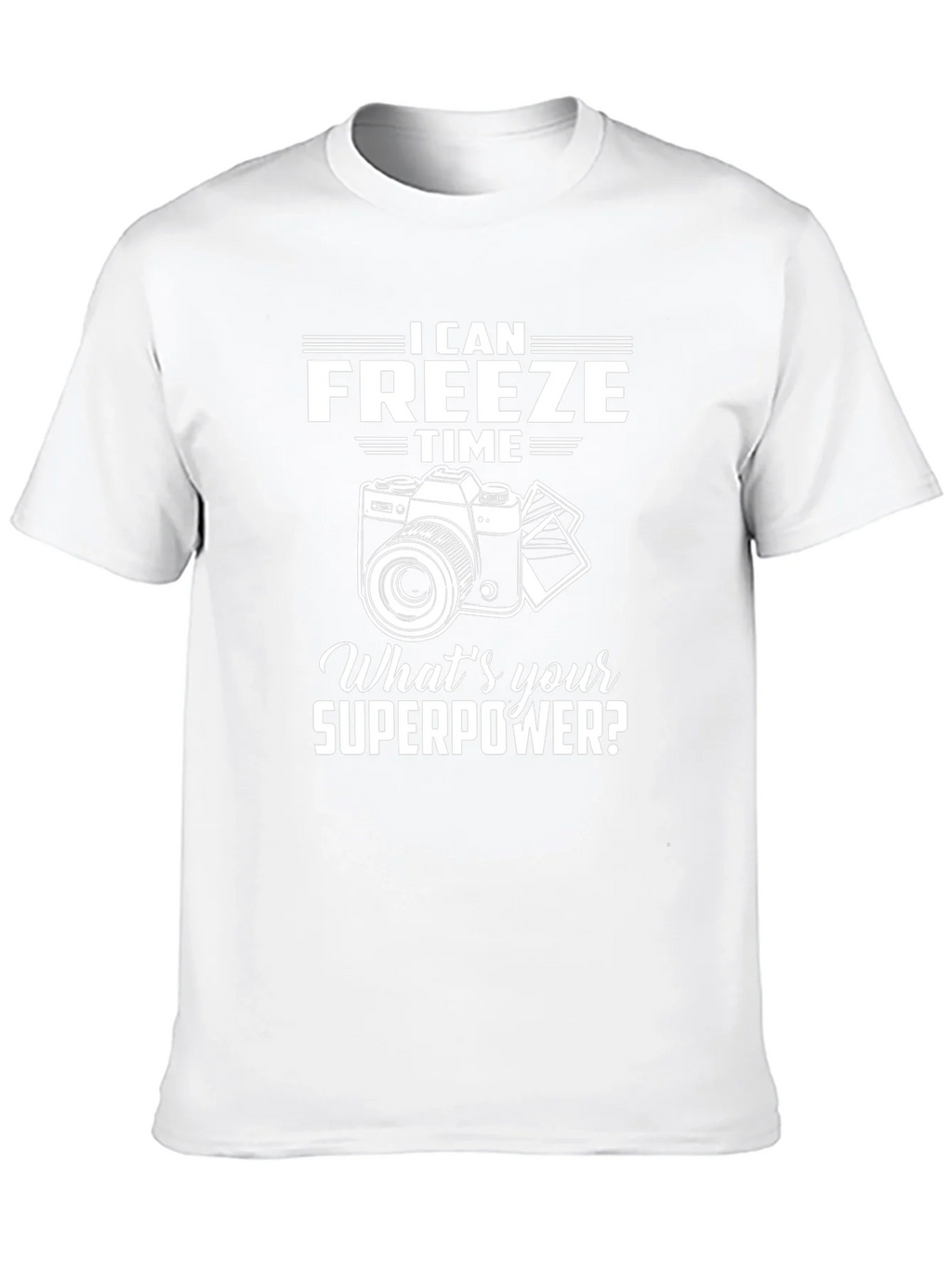 Freeze Time Camera Graphic Tee - Photographer Superpower product image 12