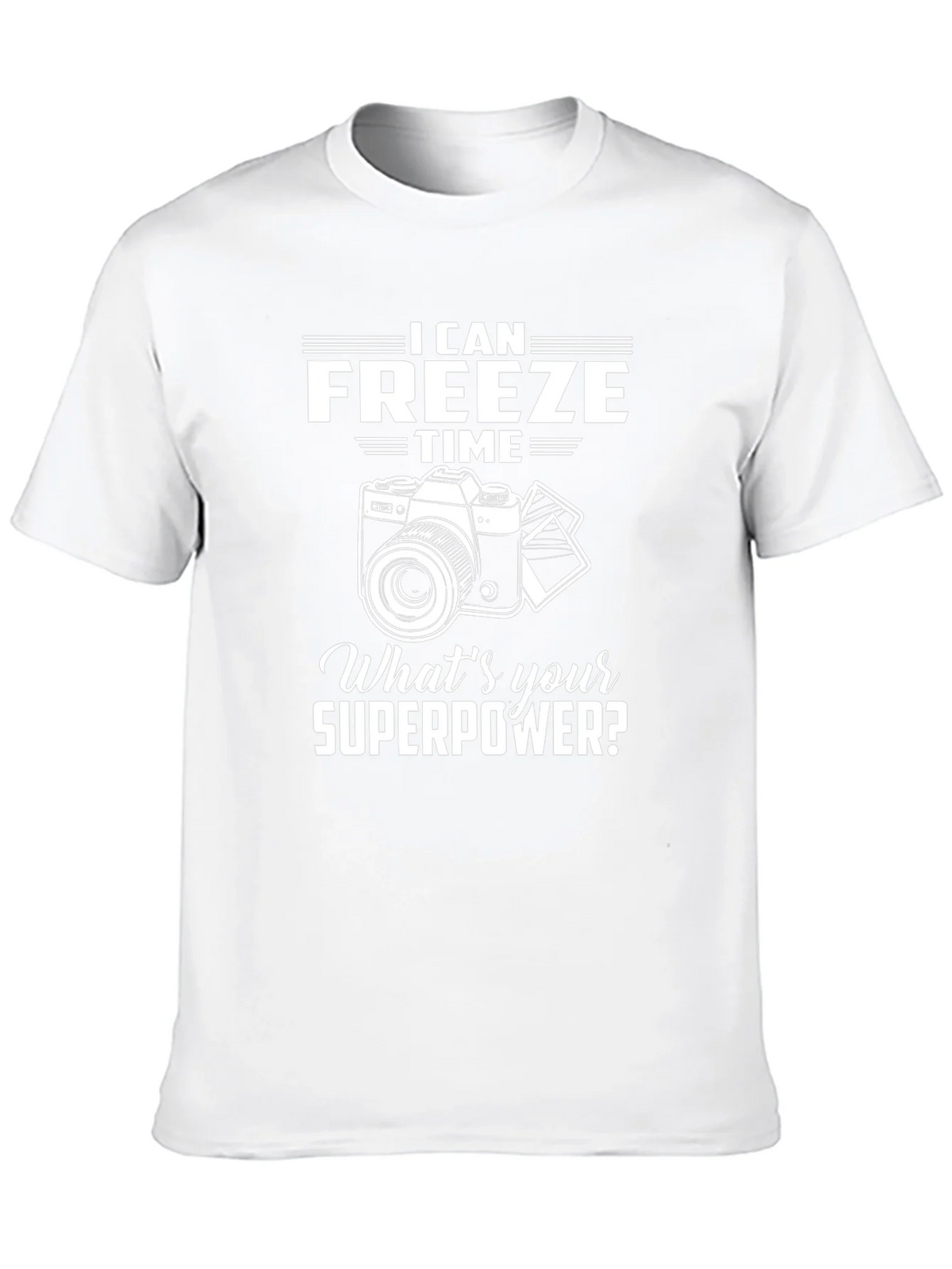 Freeze Time Camera Graphic Tee - Photographer Superpower product image 12