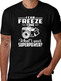 Freeze Time Camera Graphic Tee - Photographer Superpower product image 1