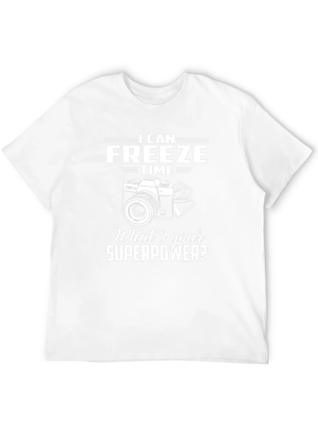 Freeze Time Camera Graphic Tee - Photographer Superpower product image 3