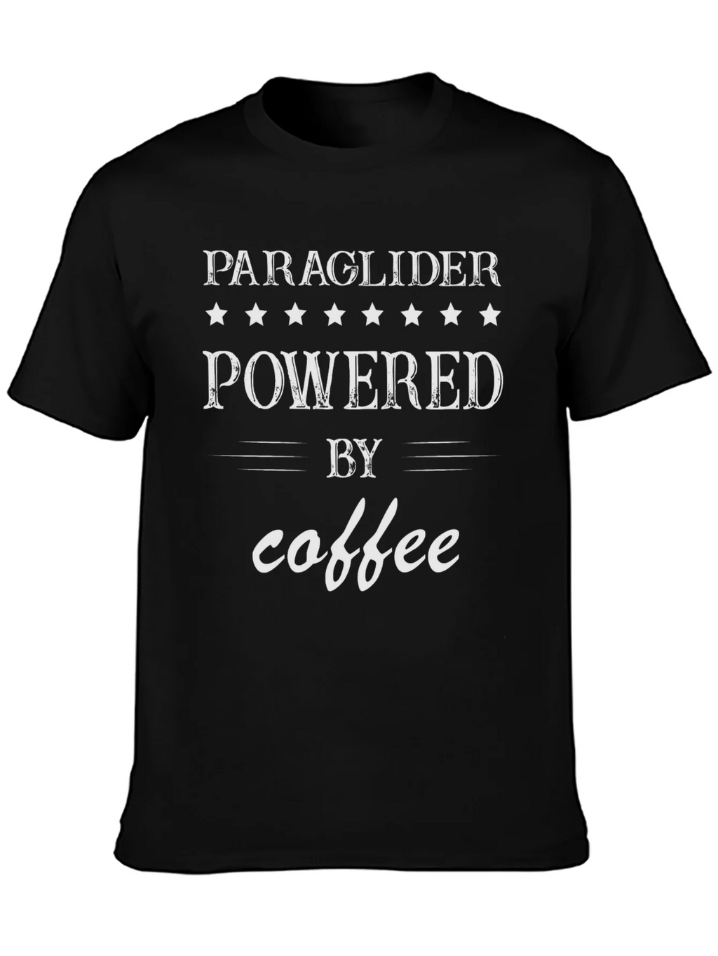 Paraglider Powered By Coffee T-Shirt product image 5
