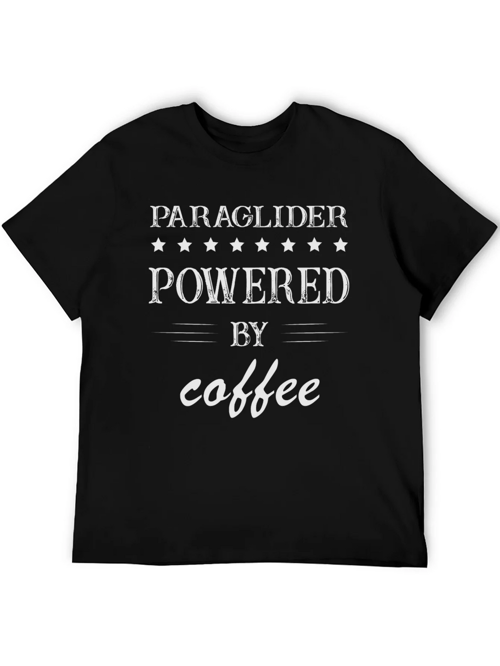 Paraglider Powered By Coffee T-Shirt product image 7